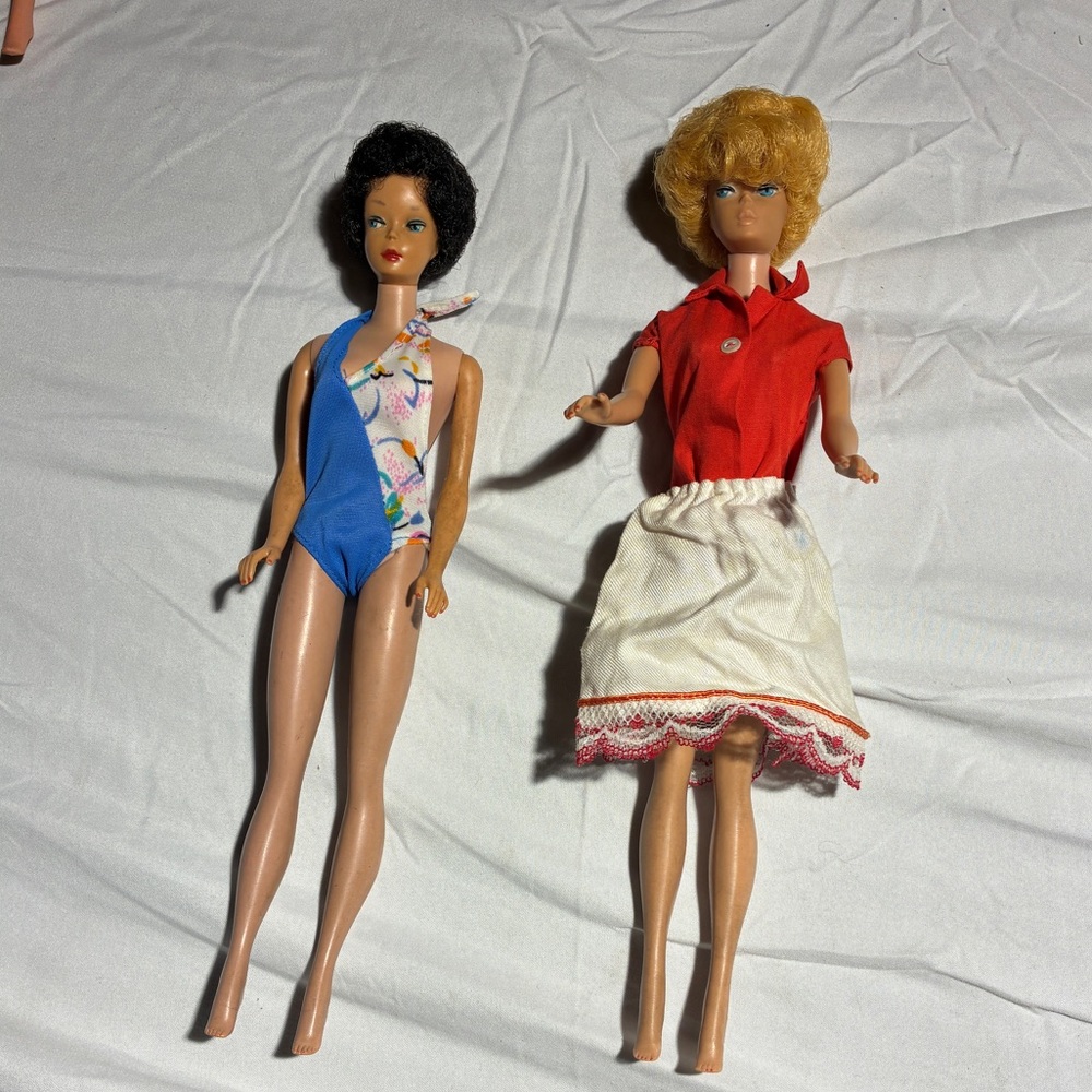 Vintage Bubble Cut Barbie Set “patent pending” Made in Japan